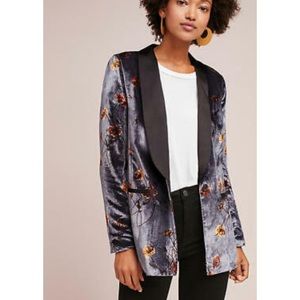 Anthropologie |  fancy velvet blazer